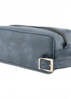 İsme Özel Dopp Kit Kişisel Bakım ve Seyahat Çantası - %100 Rainbow Deri - AC14004 - Lacivert
