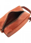 İsme Özel Dopp Kit Kişisel Bakım ve Seyahat Çantası - %100 Rainbow Deri - AC14004 - Tobacco
