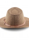 İsme Özel Hasır Fötr Şapka - AB01006 - Kahverengi