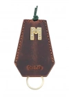 İsme Özel İpli Anahtarlık - % 100 Crazy Deri - AG01002 - Kahverengi