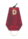 İsme Özel İpli Anahtarlık - % 100 Crazy Deri - AG01002 - Kırmızı