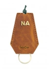 İsme Özel İpli Anahtarlık - % 100 Crazy Deri - AG01002 - Taba