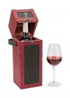 İsme Özel Kare Kapaklı Tekli Şaraplık - HH06001 - Bordo