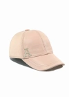 İsme Özel Kep Şapka - %100 Deri - AB01012 - Pudra