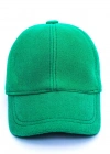 İsme Özel Kışlık Kaşe Beyzbol Kep Erkek Şapka - AB01003 - Yeşil