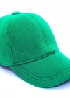İsme Özel Kışlık Kaşe Beyzbol Kep Erkek Şapka - AB01003 - Yeşil