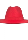 İsme Özel Panama Fötr Şapka - AB01004 - Kırmızı