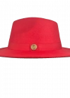 İsme Özel Panama Fötr Şapka - AB01004 - Kırmızı
