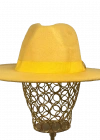 İsme Özel Panama Fötr Şapka - AB01004 - Sarı
