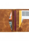 İsme Özel Pasaport Kılıfı - %100 Rainbow Deri - AK02003 - Camel