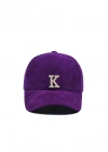 İsme Özel Süet Kep Şapka - AB01013 - Mor