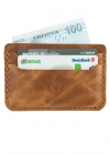 İsme Özel Yatay Kartlık - %100 Rainbow Deri - A011001 - Camel