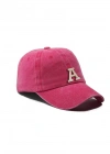 İsme Özel Yıkamalı Kep Şapka - AB01010 - Fuşya