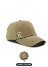 İsme Özel Yıkamalı Kep Şapka - AB01010 - Koyu Haki