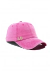 İsme Özel Yıkamalı Kep Şapka - AB01010 - Pembe