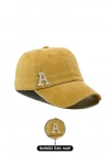 İsme Özel Yıkamalı Kep Şapka - AB01010 - Sarı