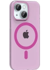 Joko Apple iPhone 14 PC Blank Magsafe Kapak - Pembe