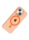 Joko Apple iPhone 14 PC Blank Magsafe Kapak - Turuncu