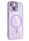Joko Apple iPhone 14 Remim Lensli Magsafe Standlı Kapak - Lila