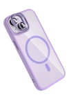 Joko Apple iPhone 14 Remim Lensli Magsafe Standlı Kapak - Lila