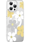 Joko Apple iPhone 15 Pro Floral Magsafe Kapak - Sarı