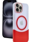 Joko Apple iPhone 15 Pro Max Velar Magsafe Kapak - Kırmızı