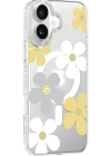 Joko Apple iPhone 16 Floral Magsafe Kapak - Sarı
