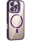 Joko Apple iPhone 16 Pro Remim Lensli Magsafe Standlı Kapak - Derin Mor
