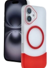 Joko Apple iPhone 16 Velar Magsafe Kapak - Kırmızı
