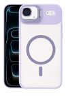 Joko Apple iPhone 17 Air Remim Lensli Magsafe Standlı Kapak - Lila