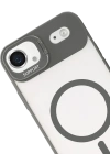 Joko Apple iPhone 17 Air Remim Lensli Magsafe Standlı Kapak - Titan Gri