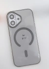 Joko Apple iPhone 17 PC Blank Magsafe Kapak - Natural Grey