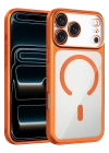 Joko Apple iPhone 17 Pro Max Chrome Magsafe Kapak - Turuncu