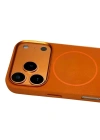 Joko Apple iPhone 17 Pro Max Luno Deri Magsafe Kapak - Turuncu