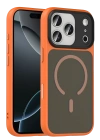 Joko Apple iPhone 17 Pro Max Megane Magsafe Kapak - Turuncu