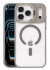 Joko Apple iPhone 17 Pro Remim Lensli Magsafe Standlı Kapak - Titan Gri