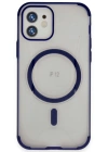Joko iPhone 12 Hilton Magsafe Kapak - Lacivert