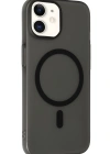 Joko iPhone 12 Tuna PC Slim Magsafe Kapak - Siyah