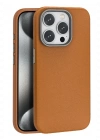 Joko iPhone 14 Pro Kılıf Wonder Deri Magsafe Kapak - Kahverengi