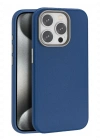 Joko iPhone 14 Pro Kılıf Wonder Deri Magsafe Kapak - Lacivert