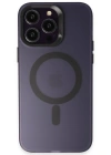 Joko iPhone 14 Pro Max Kılıf Mateks Magsafe Kapak - Derin Mor