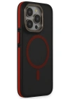 Joko iPhone 14 Pro Max Kılıf Rocky Magsafe Kapak - Siyah-Kırmızı