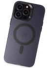 Joko iPhone 15 Pro Kılıf Mateks Magsafe Kapak - Derin Mor