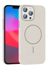 Joko iPhone 15 Pro Max Broş Magsafe Kapak - Krem