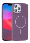 Joko iPhone 15 Pro Max Broş Magsafe Kapak - Mor