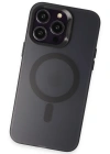 Joko iPhone 15 Pro Max Kılıf Mateks Magsafe Kapak - Siyah
