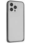 Joko iPhone 15 Pro Max Kılıf Metal Bumper Magneticsafe Kapak - Siyah