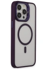 Joko iPhone 15 Pro Max Kılıf Roblox Lens Magsafe Standlı Kapak - Derin Mor