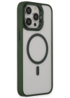 Joko iPhone 15 Pro Max Kılıf Roblox Lens Magsafe Standlı Kapak - Koyu Yeşil
