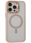 Joko iPhone 15 Pro Max Kılıf Roblox Lens Magsafe Standlı Kapak - Pudra